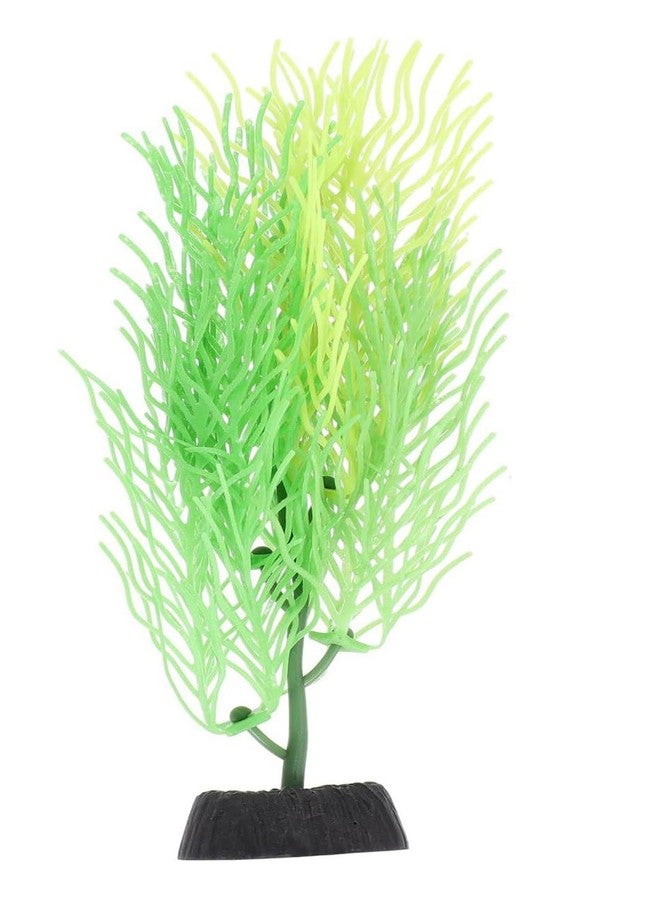 HALONTIN Aquarium Plants Artificial Silicone Green Fish Tank Decorations Plastic Plants Betta Fish Tank Accessories Aquarium Decor - Image 1